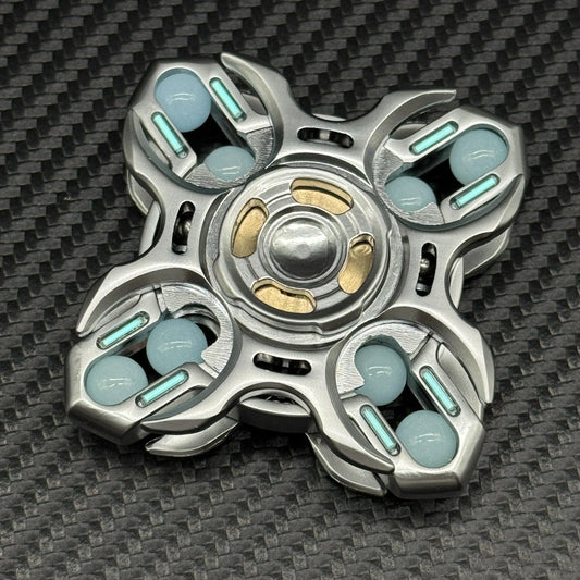 Future Punk Style EDC Metal Fidget Spinner for Adults